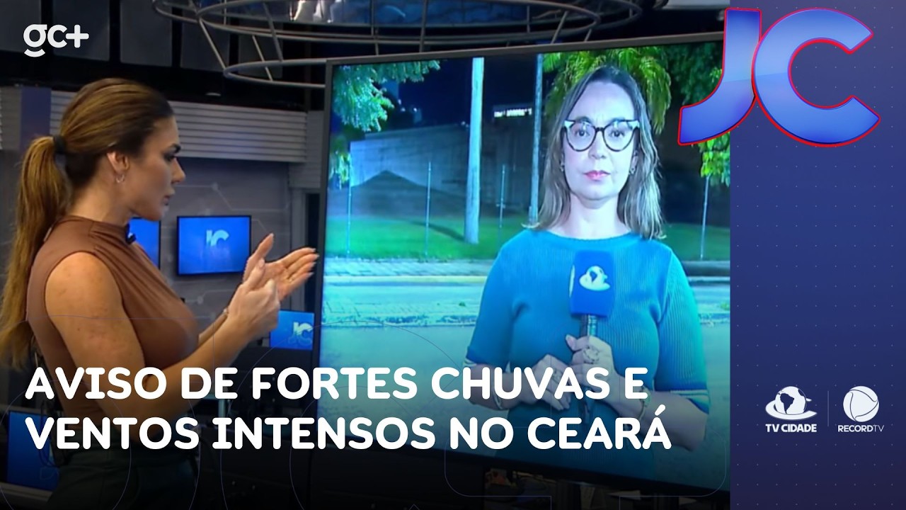 Ceará tem aviso de 'perigo' para fortes chuvas e ventos intensos até sexta-feira | Jornal da Cidade