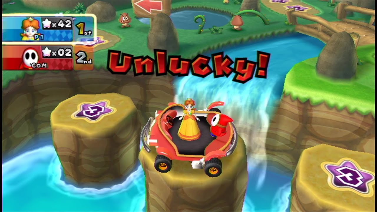Mario Party 9 Solo Mode Part 1, Toad Road (Daisy)