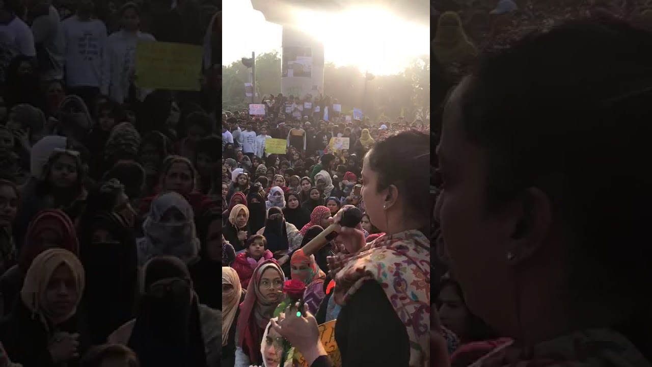 NRC AUR CAB KE KHILAF PROTEST JAMIA