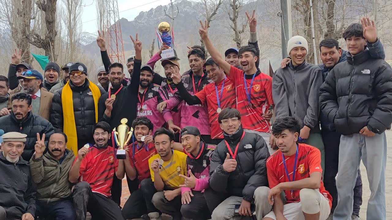 Volleyball final  matches  at partappur nubra 