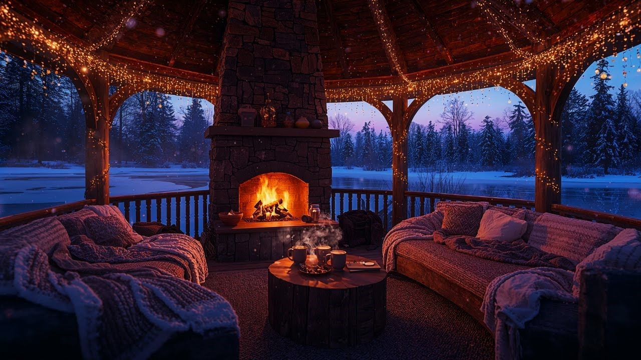 🎄 Cozy Christmas Jazz 🎹 | Soft Piano, Fireplace Ambience & NO MID-ROLL ADS