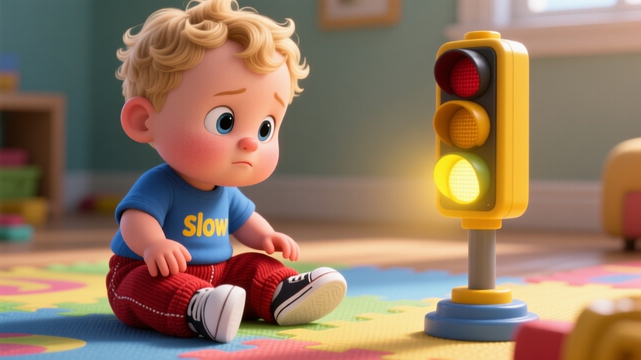 Baby Sam’s Traffic Light Learning Rhyme 🚦👶 | Fun Road Safety Nursery Rhyme for Kids | Sing & Learn