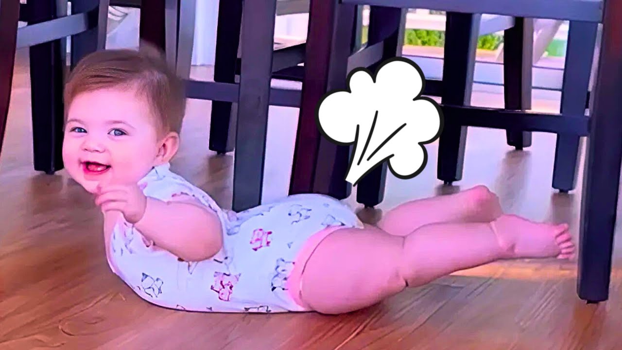 Cutest Baby Farts Reactions Ever! - Funny Baby Videos