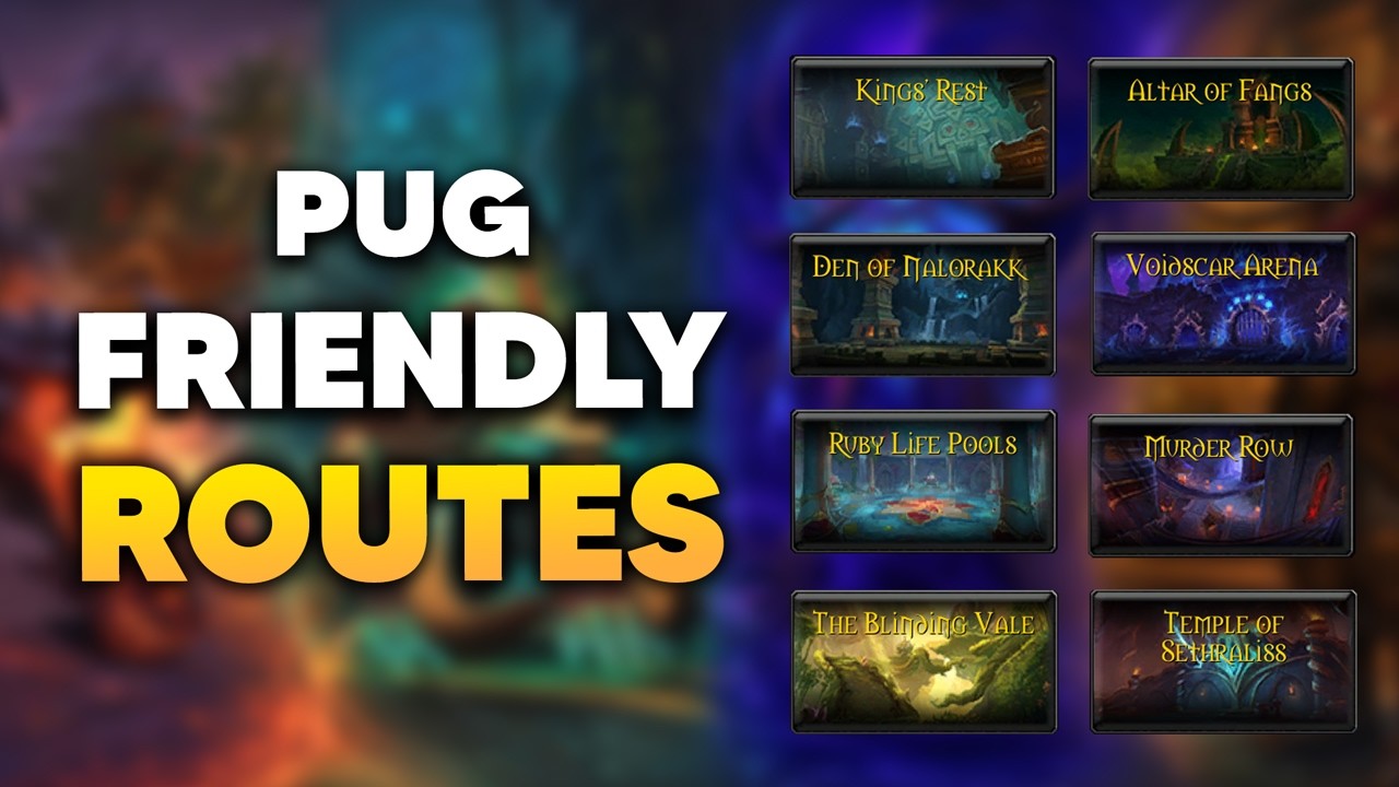 Удобные для PUG маршруты Mythic+ для ВСЕХ подземелий 2-го сезона Midnight
