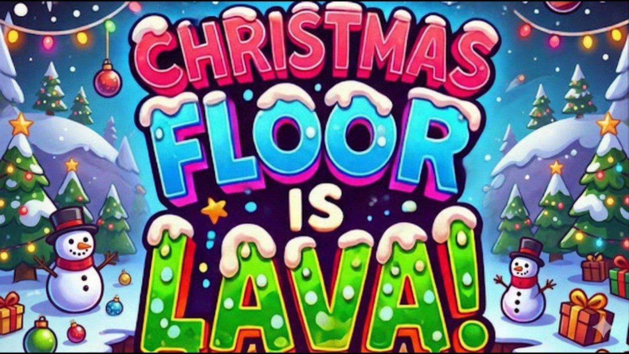 Bluey & Bingo Christmas Floor Is Lava &mdash; Brain Break for Kids