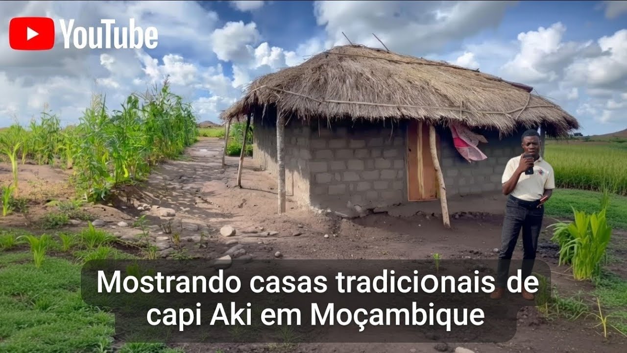 Casas tradicionais de Moçambique 🇲🇿