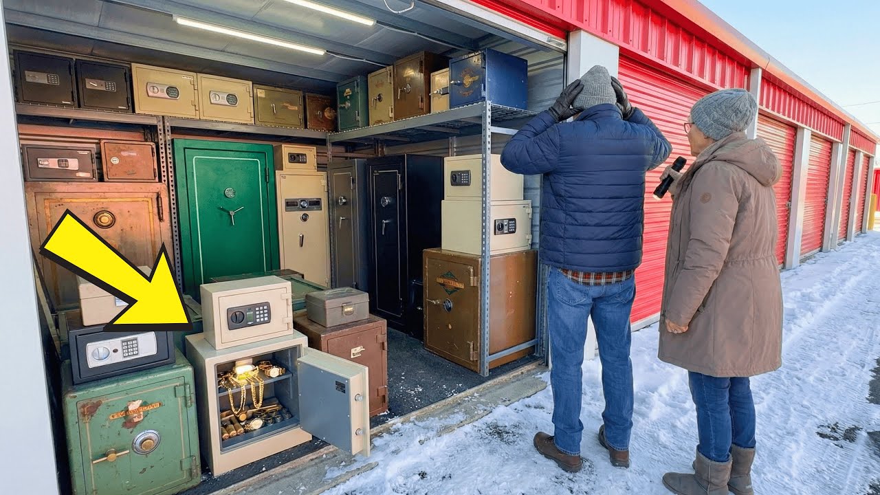 Elderly Couple Bought a Storage Unit FULL of Stolen Locked SAFES&hellip; They Never Expected This