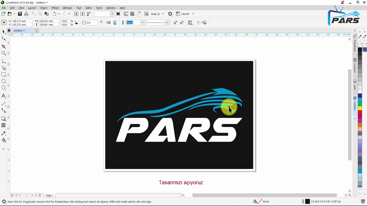 CorelDraw'da Spot Beyaz Yapımı