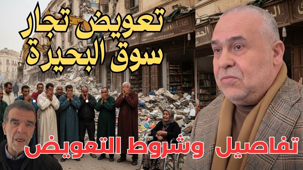 بعد هدم محلات سوق البحيرة بالدار البيضاء  تفاصيل و شروط التعويض 🤔المفاجأة