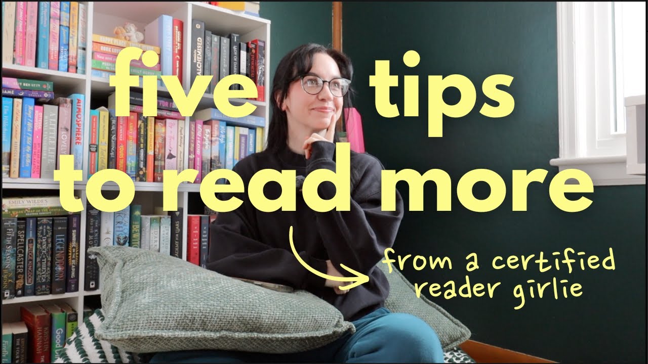 Five realistic tips to help YOU read more books (even if you're busy)