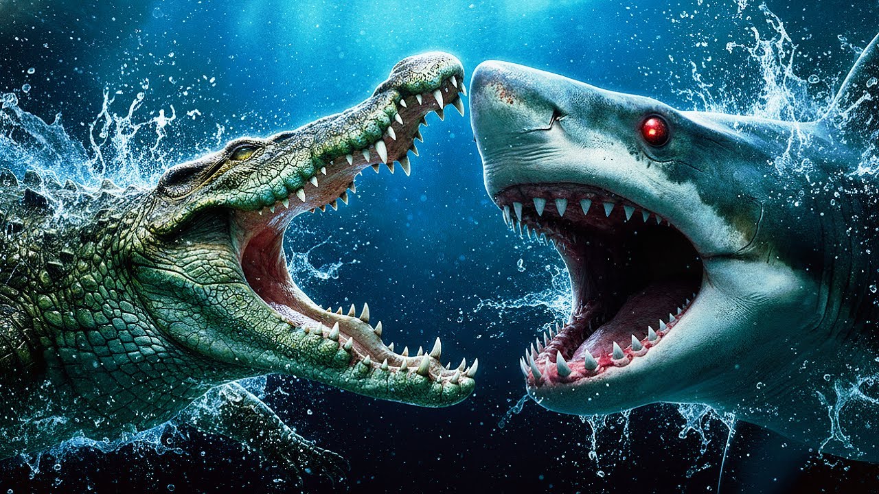 Life 200 Million Years Ago | Giant Crocodile vs. Prehistoric Shark – Ocean War 🌊🦈🐊
