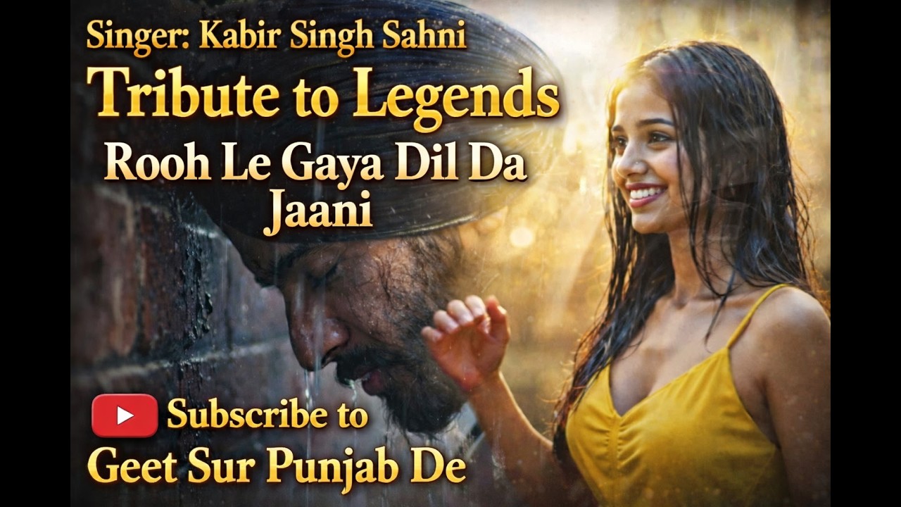 Ruh Le Gaya Dil Da Jaani ਰੂਹ ਲੈ ਗਿਆ ਦਿਲ ਦਾ ਜਾਨੀ | Singer: Kabir Singh Sahni Geet Sur Punjab De