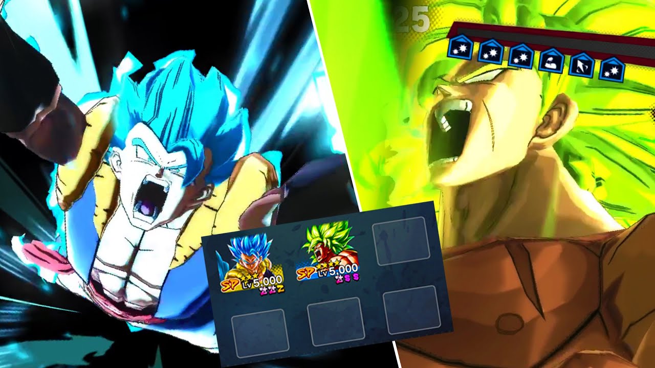 2v3 GOGETA BLUE + BROLY = LEGENDARY FINISH!!