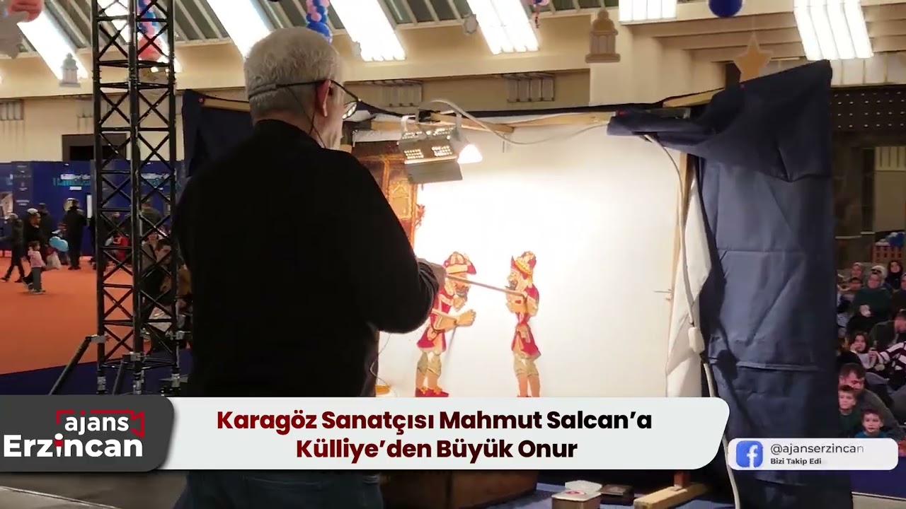 Karagöz Sanatçısı Mahmut Salcan’a Külliye’den Büyük Onur