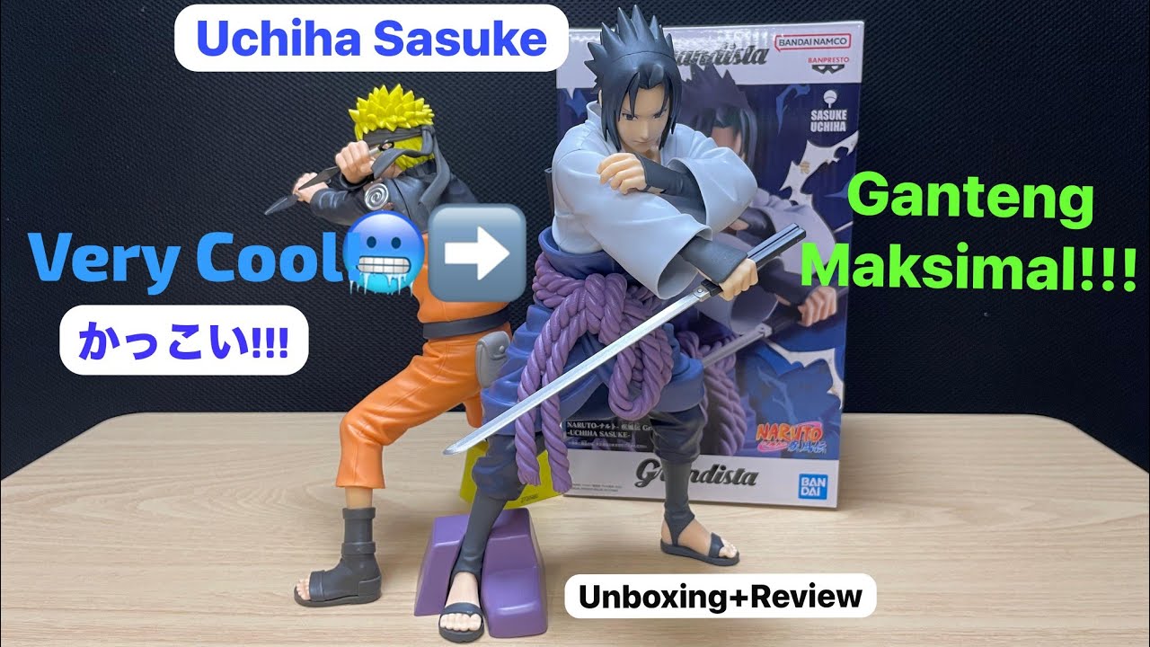 Unboxing and Review Figure Sasuke Uchiha Grandista 2024 Version!!!
