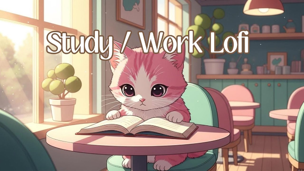 Cozy Cat Cafe Lofi ☕🐱 | Study, Work, Relax | Kitty Caffe Radio