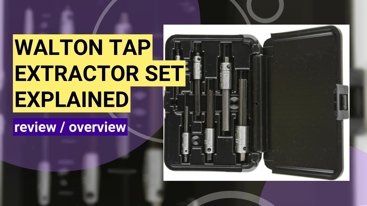 Walton 18001 Tap Extractor Set Review: Effortlessly Remove Broken Taps!