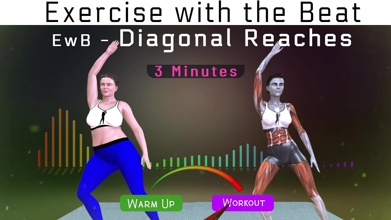 Diagonal Reaches - Zumba - Follow The Beat ( FTB)