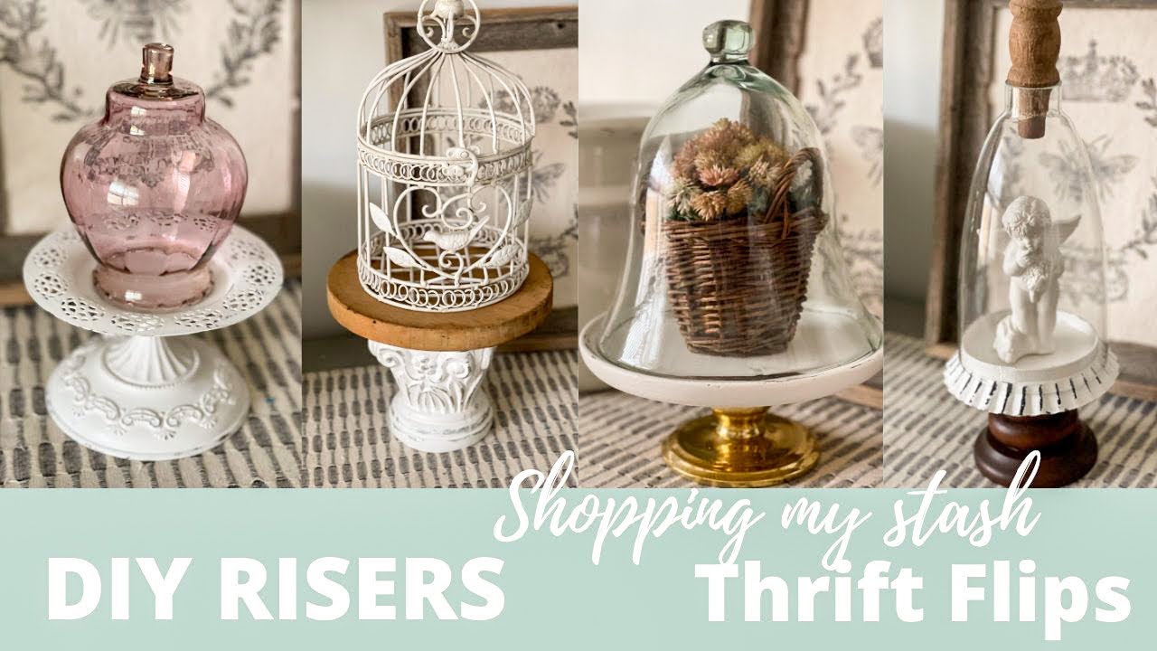 Thrift Flips for my studio & to resell in my booth ~ RISERS