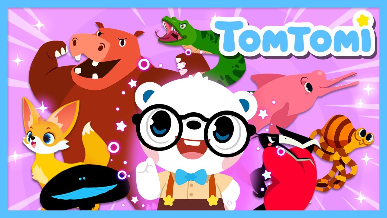 Who’s the Most Unique Animal?🤩 | Weird & Wacky Animals | Animal Song | Kids Song | TOMTOMI