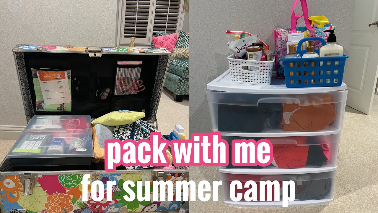 PACK WITH ME FOR SUMMER CAMP | staff edition *for 1 month!!!