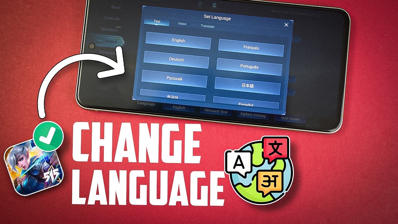 How to Change Language on Mobile Legends Android | MLBB Language & Voice Settings