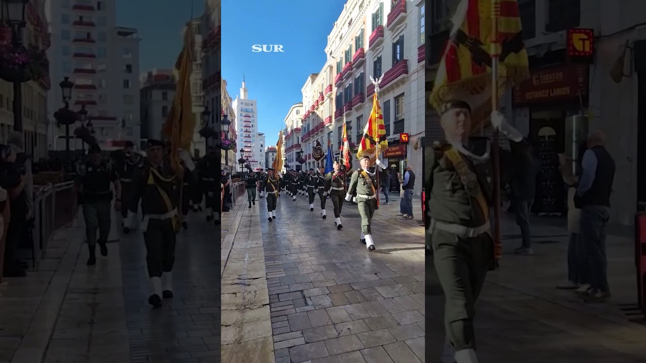 La Brigada Paracaidista llega a M&aacute;laga por el Mi&eacute;rcoles Santo