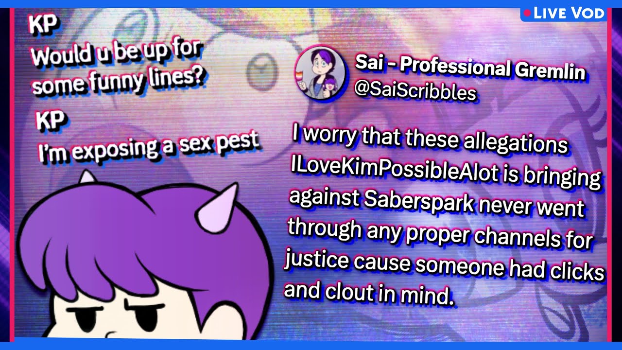 The Saberspark ILoveKimPossibleAlot Brony Drama Fiasco From Sai's Perspective