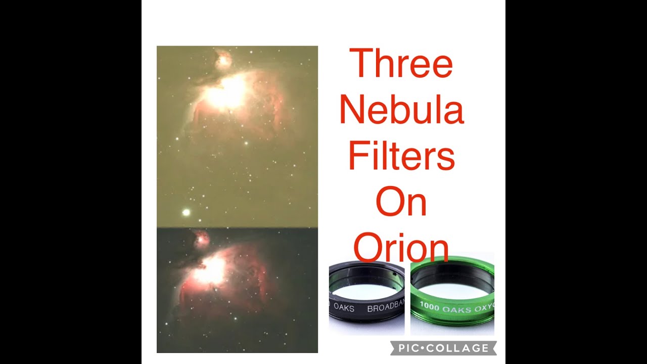 3 different nebula filter on Orion #filter #astronomy #telescope #space #nasa #skywatcher #celestron
