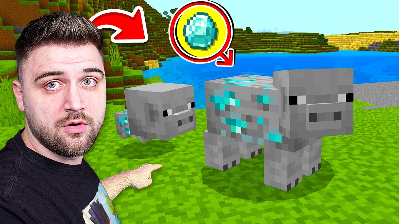 Toti MOBII sunt MINEREURI pe Minecraft...