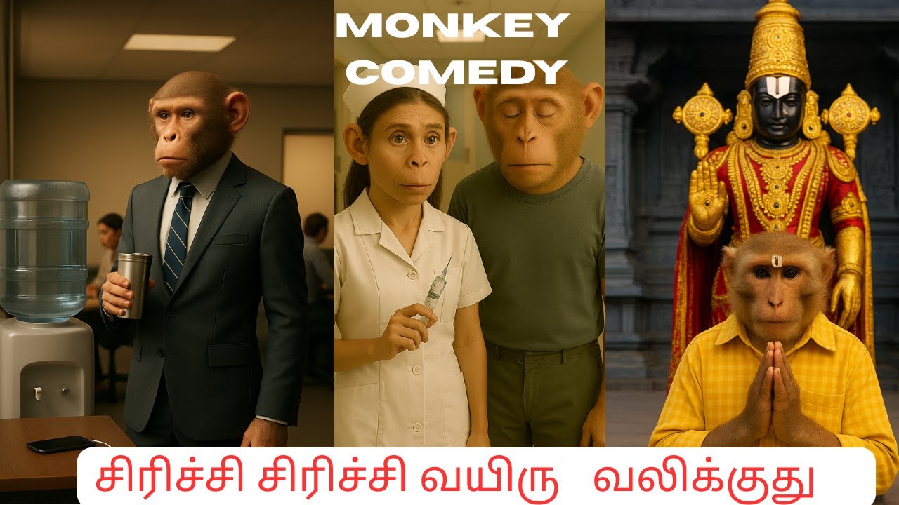 சிரிச்சா வயிறு வலிக்குமா?அப்ப இத பாக்காதீங்க! |Monkey comedy |Monkey videos Part-2