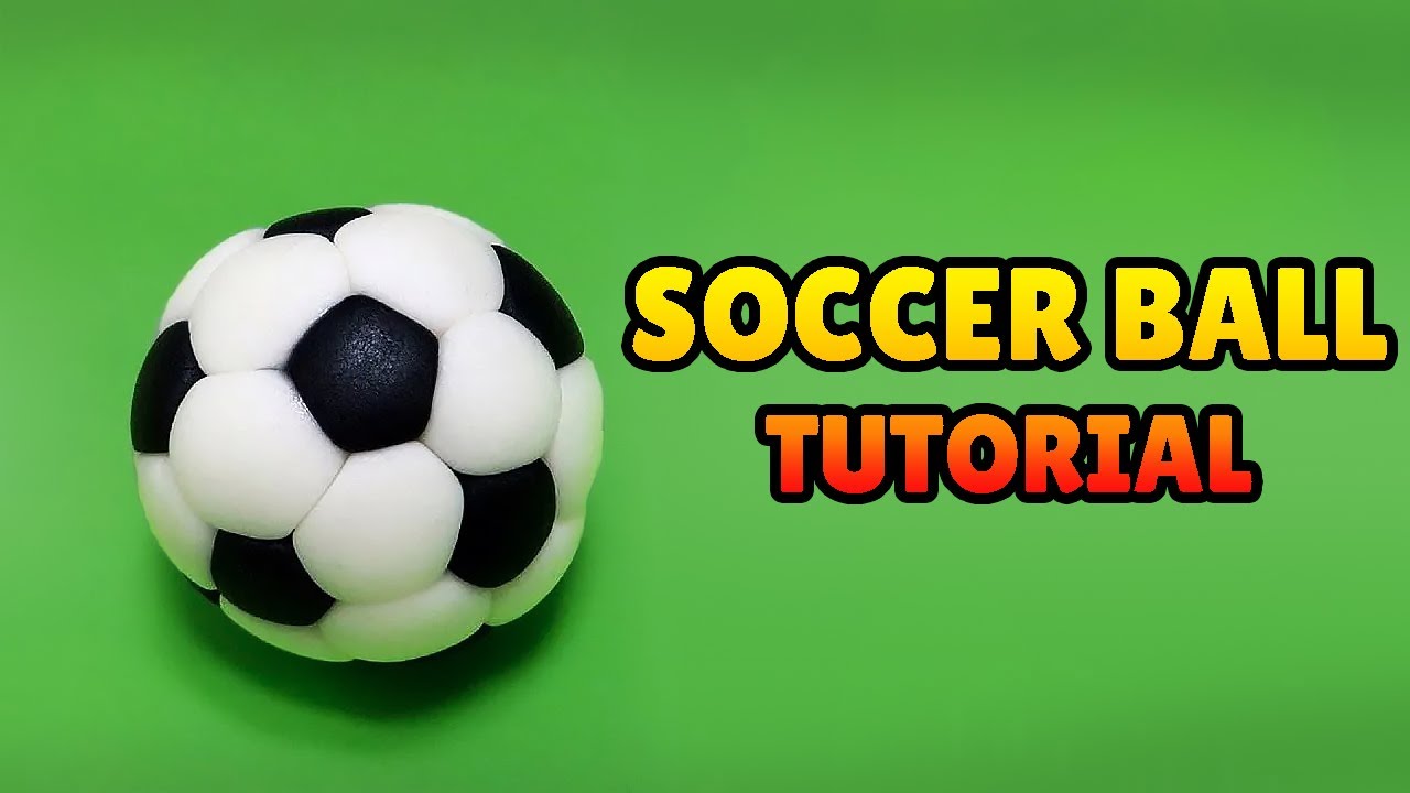 🔴DIY How to Make MINIATURE SOCCER or FOOTBALL BALL WORLD CUP - Polymer Clay, Plastilina, Fondant