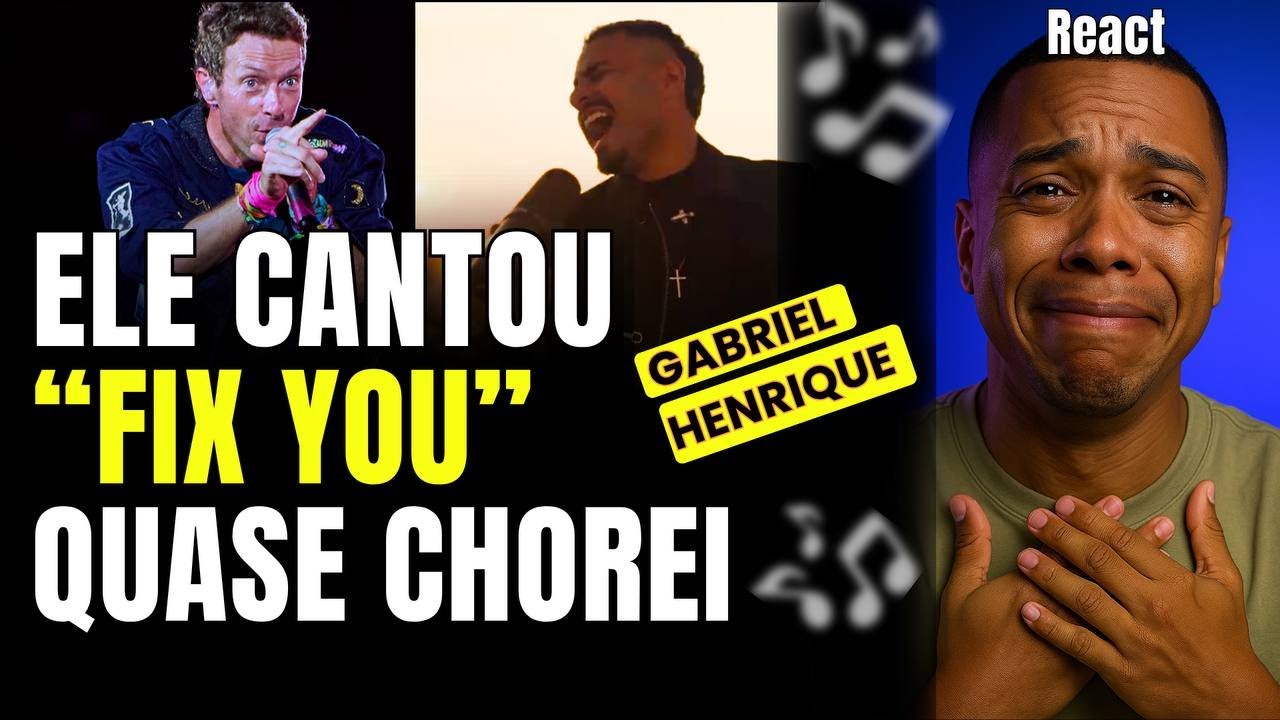 Gabriel Henrique cantou “Fix You” e me destruiu emocionalmente 😭 | React #FIXYOU #REACT