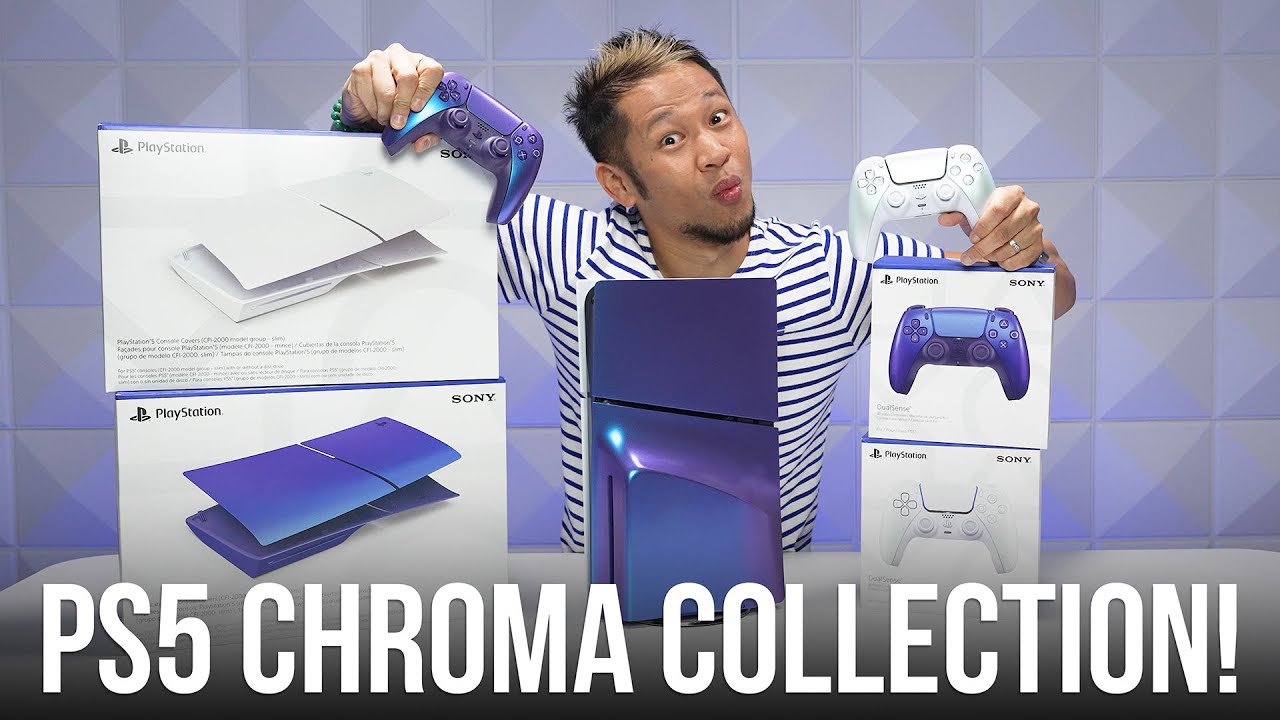 Unboxing The PS5 Chroma Collection - Dual Sense Controllers & Playstation 5 Console Covers!