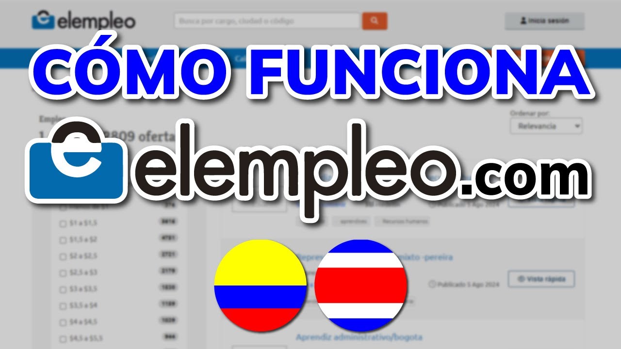 💼 C&oacute;mo Funciona ElEmpleo.com en 2026 | Buscar Trabajo en Colombia y Costa Rica