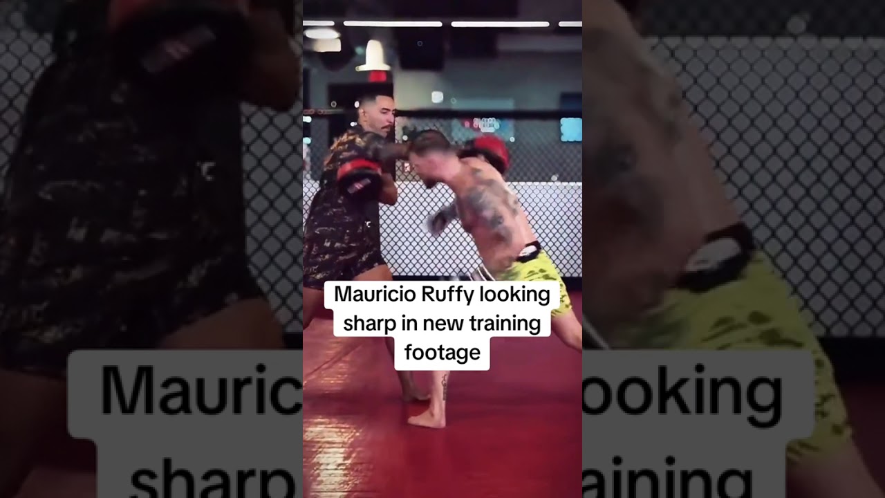 Mauricio Ruffy LOOKS SHARP! ⚔️ New Training Footage Drops! #ufc #mma #fightingnerds #ruffy #brazil