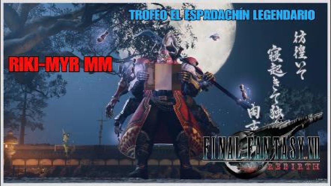 Final Fantasy VII Rebirth Gilgamesh trofeo El espadach&iacute;n legendario