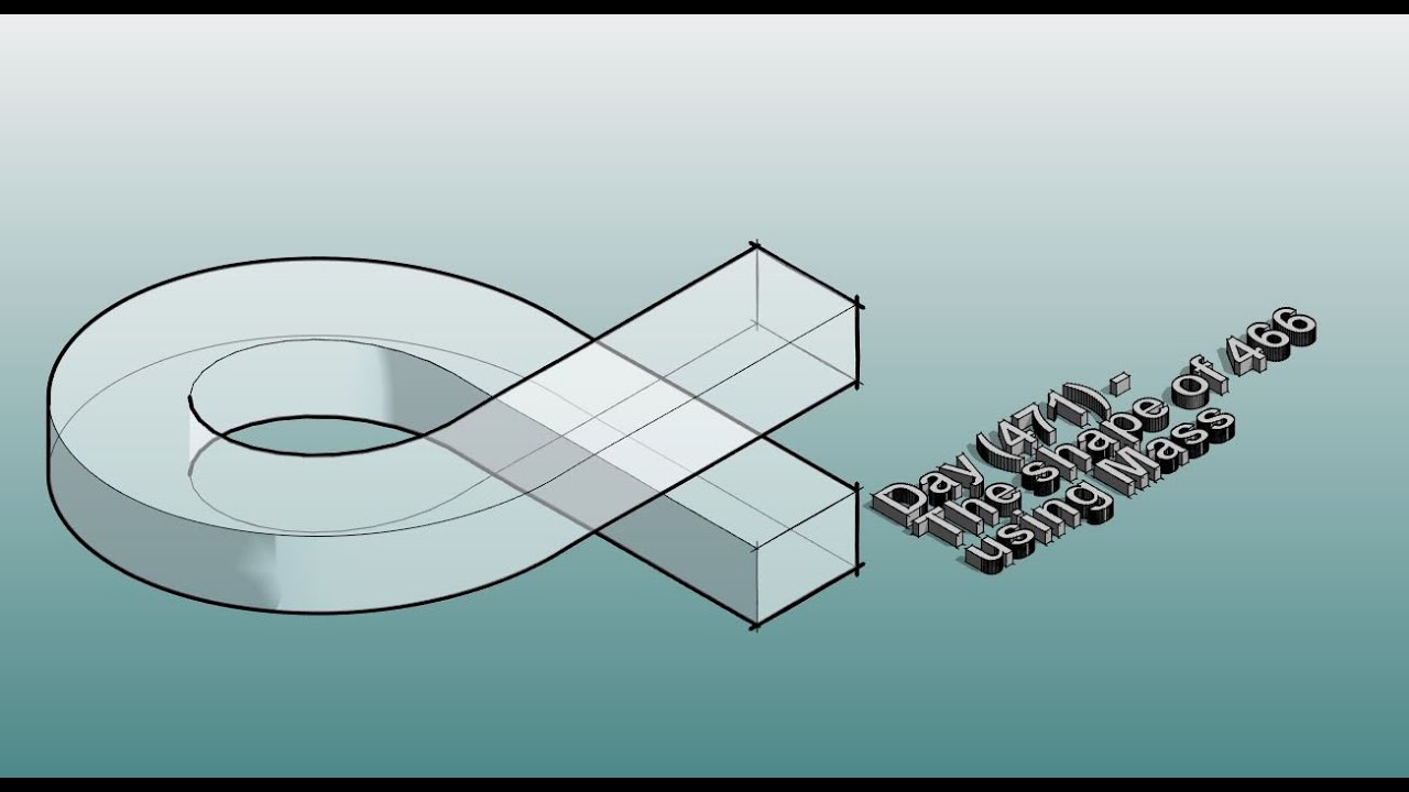Everyday Revit (Day 471) - The shape of 466 using Mass