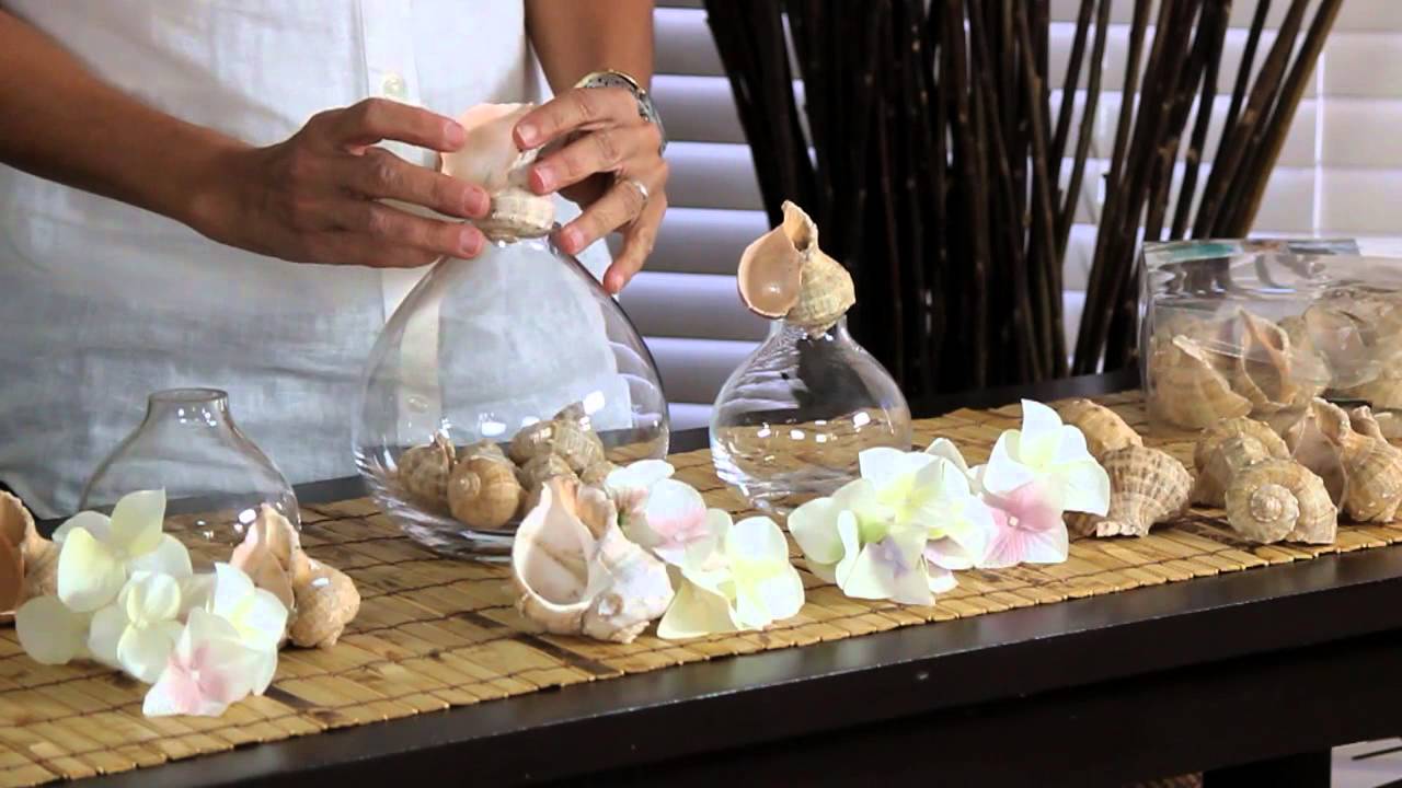 Decorating Objects With Seashells : Decorations for the House