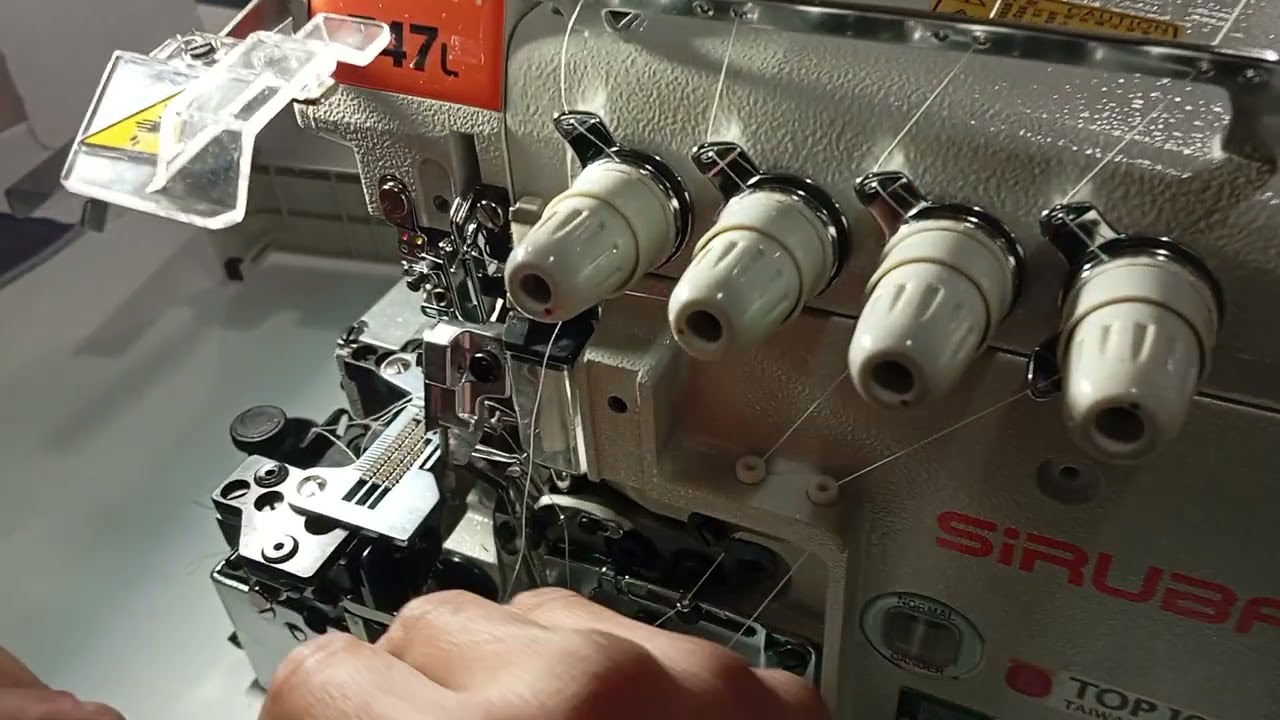 Overlock Siruba 747  4 hilos curso completo