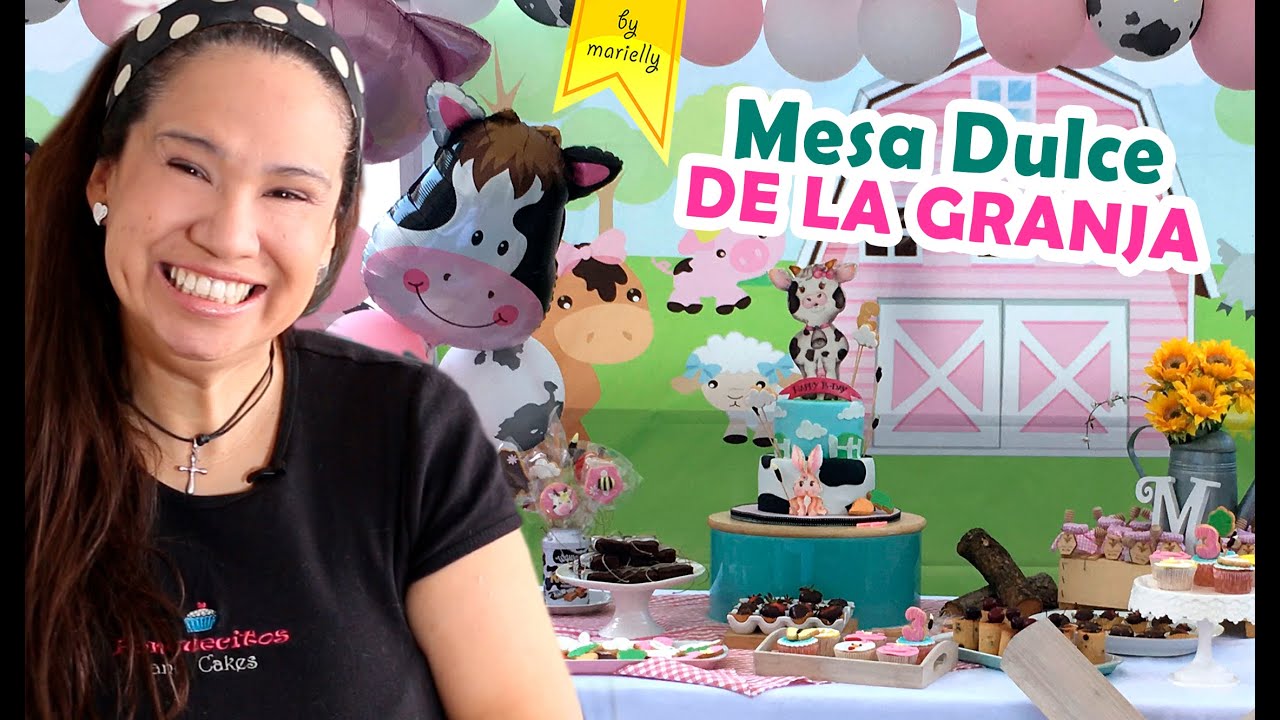 🚜 IDEAS para MESA DULCE ANIMALES de la GRANJA 🐽 CÓMO PLANIFICARLA 🐷🐮🐝 by Marielly
