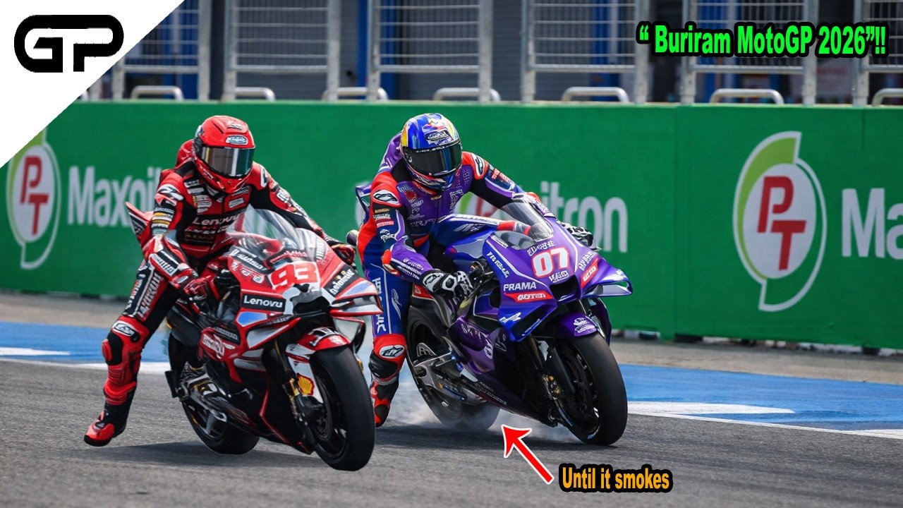 Everyone shock! Tires were smoking! Toprak Brutal straight away, Marquez was shocked in Buriram 2026
