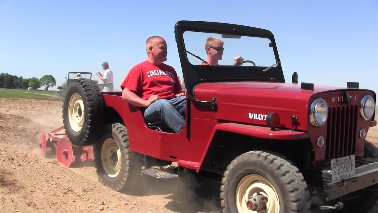 Farm Jeeps working