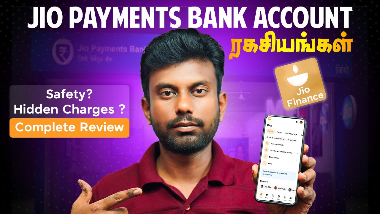 Jio payment Bank Account Review Tamil |  Full Breakdown of Charges, Benefits & More In Tamil