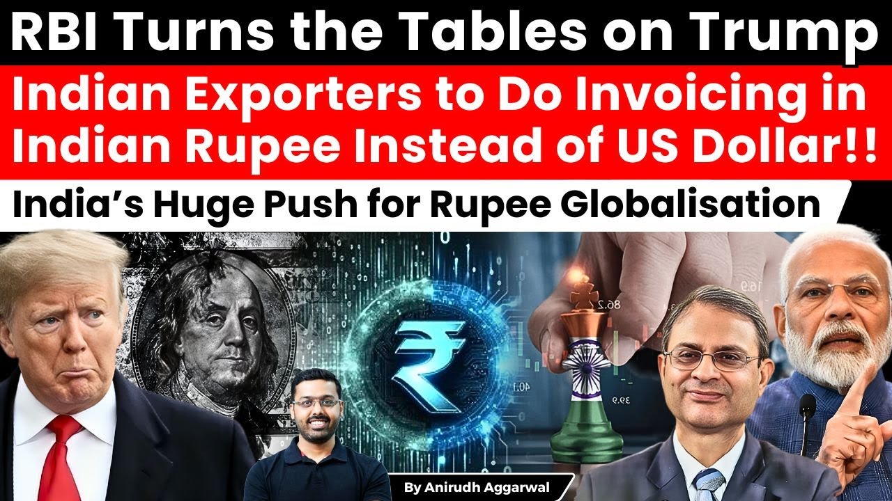 US Shocked. Indian Exporters Begin Invoicing in Indian Rupee. RBI Pushes Rupee Internationalisation