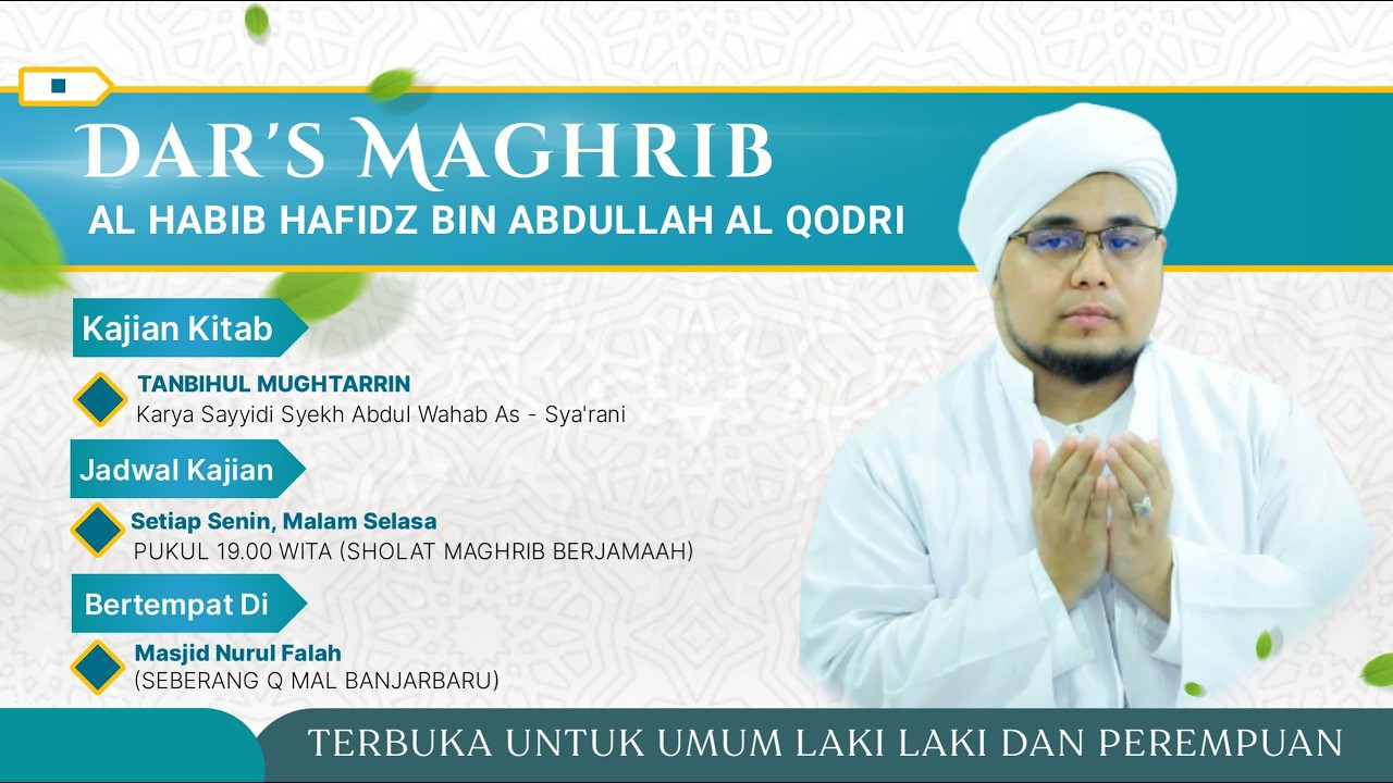 🔴[LIVE] KAJIAN MALAM SELASA AL MUKARROM AL USTADZ KHALILURRAHMAN ,16 FEBRUARI 2026.