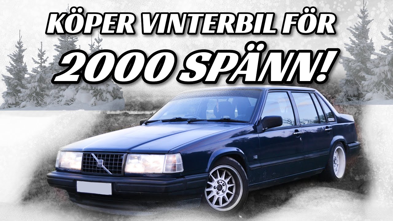 KÖPER EN RIKTIG VINTERBIL *VOLVO 940* - [VLOGG #544]