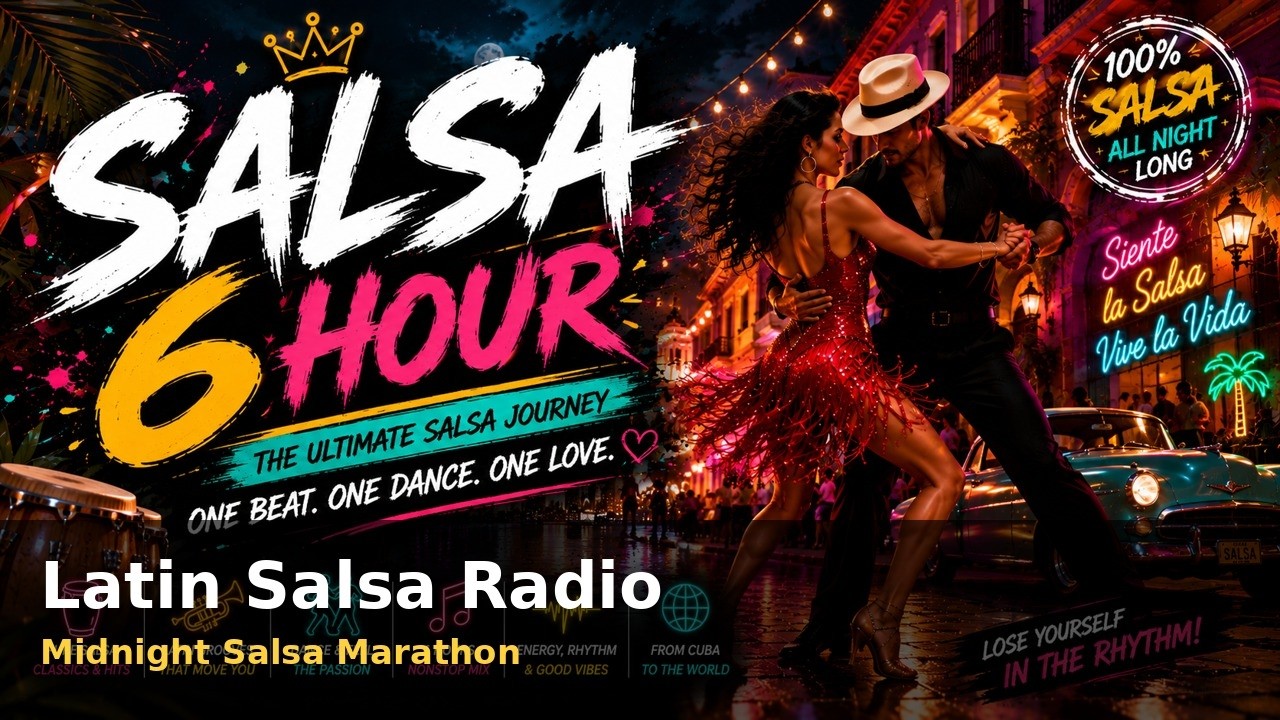 Live Now on Latin Salsa Radio | Midnight Salsa Marathon ✨ Mysterious Latin Rhythm Non-Stop Live&hellip;