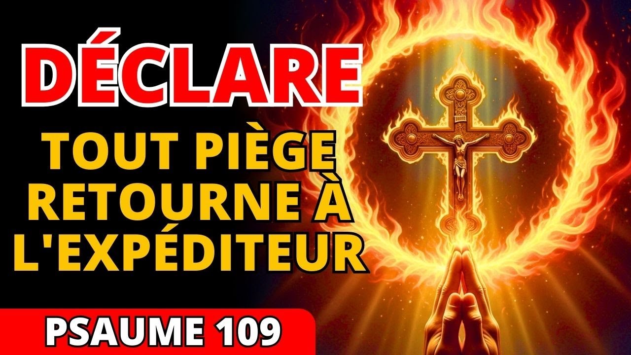 ⚔️ Celui qui a tendu le piège TOMBERA dedans : Psaume 109 activé pour renverser la situation en 24 h