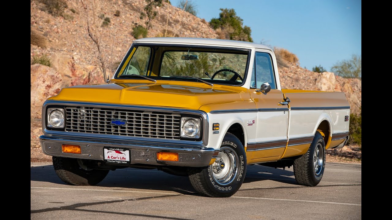 1971 Chevrolet C10 Cheyenne Super Big Block - Walk Around & Test drive with it's own Country Song.